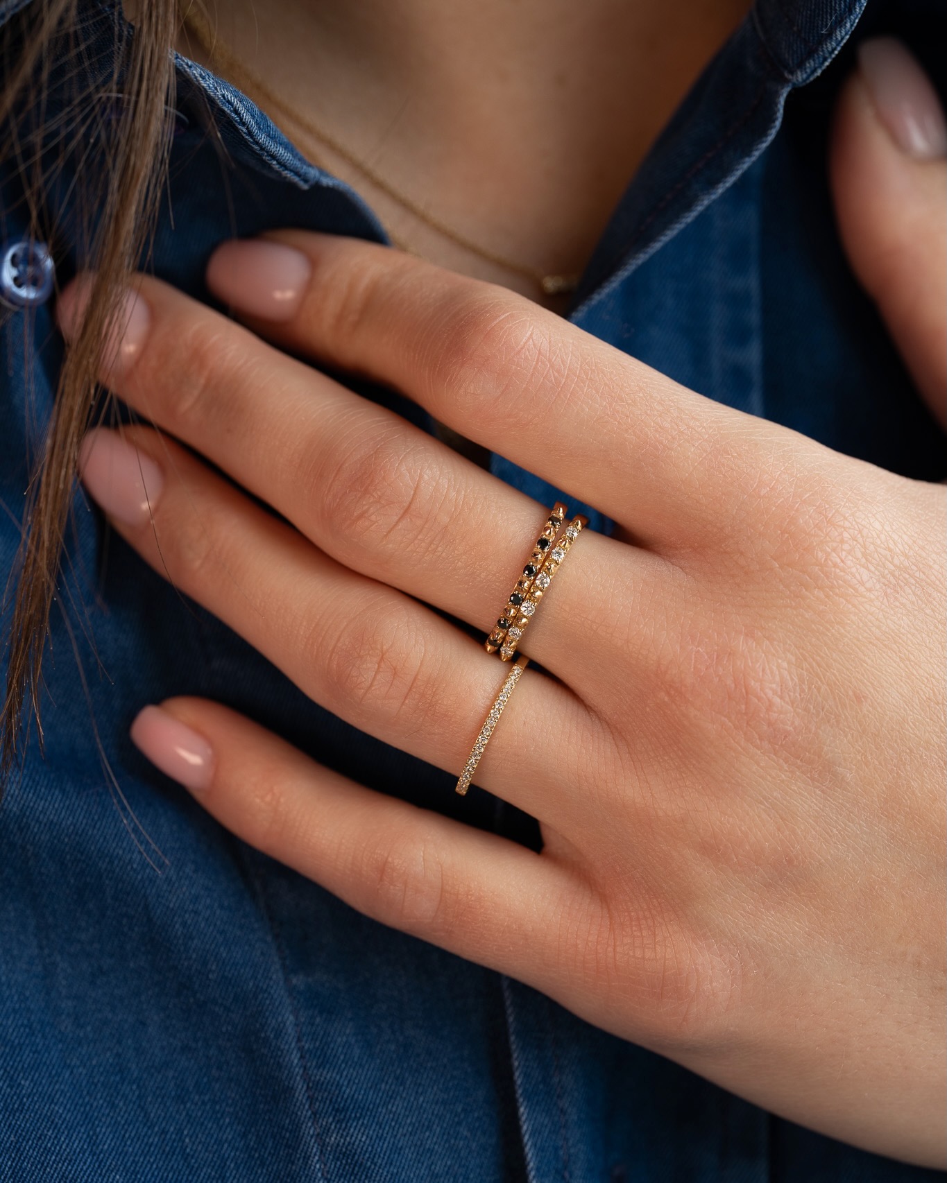 bague alliance or et diamants éternelle aupiho joaillerie