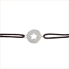bracelet cordon médaille étoile or 18 carats recyclé or blanc aupiho joaillerie ysis collection celeste bracelet cordon médaille étoile or 18 carats recyclé or blanc aupiho joaillerie ysis collection celeste