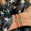 bracelet cordon médaille étoile or recyclé 18 carats aupiho joaillerie