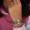 bracelet cordon clé médaille étoile or recyclé 18 carats aupiho joaillerie