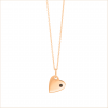 Little Heart necklace 18k recycled gold aupiho joaillerie Little Heart necklace 18k recycled gold aupiho joaillerie