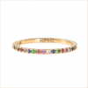 bague arc en ciel pierres précieuses or jaune aupiho joaillerie