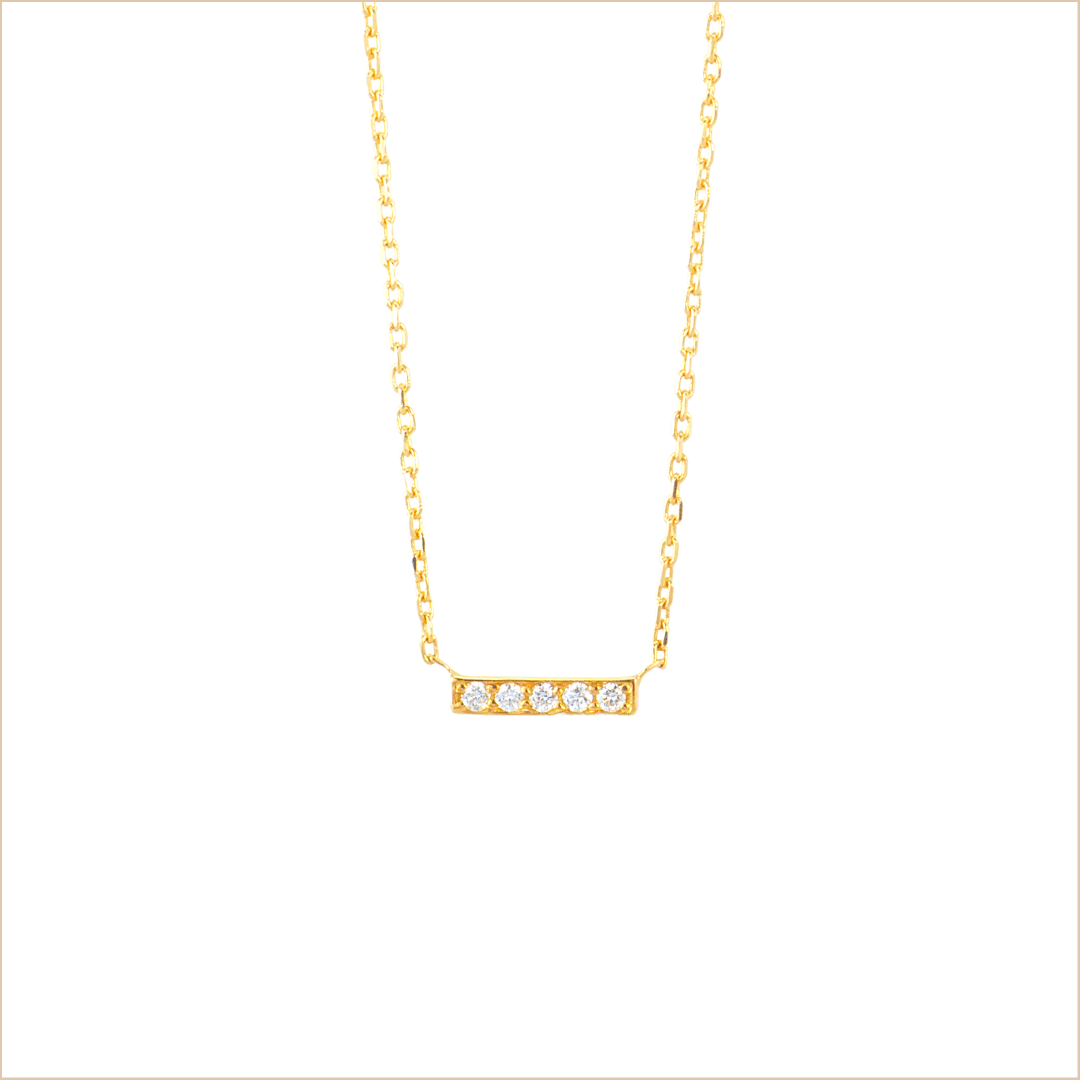 collier barrette or jaune et diamants blancs or recyclé 18 carats jane aupiho joaillerie collier barrette or jaune et diamants blancs or recyclé 18 carats jane aupiho joaillerie