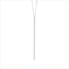collier longue barrette or blanc et diamants blancs or recyclé 18 carats aupiho joaillerie