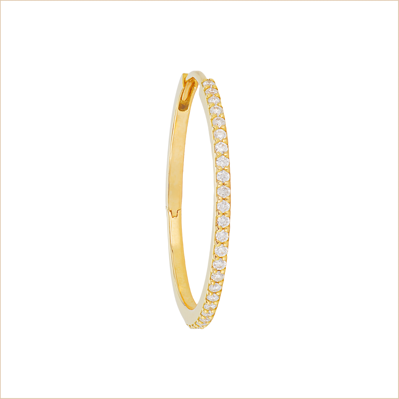 boucle d'oreille créole diamants or jaune aupiho joaillerie boucle d'oreille créole diamants or jaune aupiho joaillerie