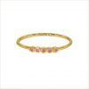 bague fine or et saphirs roses ines aupiho joaillerie