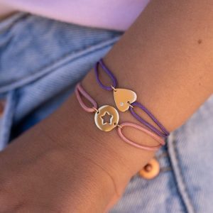 Quel bijou pour Noël ? Guide et idées cadeaux bijou-pour-noel-bracelet-cordon-coeur-medaille-etoile-orjaune-18carats-aupiho-joaillerie