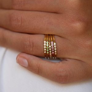 Qu'est-ce que le saphir ? saphir rose bague fine or 18 carats aupiho joaillerie