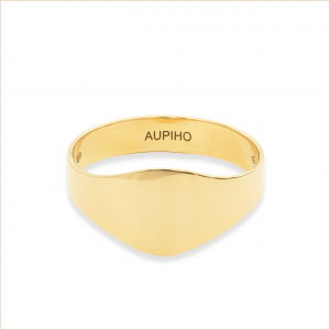 Quelle alliance pour homme choisir pour un mariage ? alliance pour homme or jaune 18 carats chevaliere aupiho joaillerie