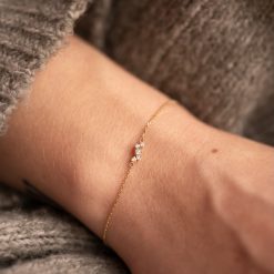 bracelet constellation diamants blancs or jaune aupiho joaillerie