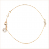 bracelet constellation or jaune diamants blancs aupiho joaillerie
