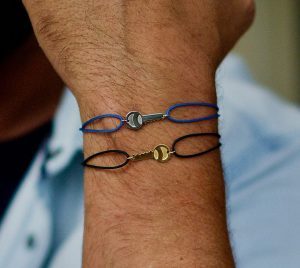 bracelets en or pour homme bracelet cordon clé large aupiho joaillerie 