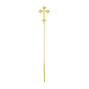boucle-croix-illusion-onechaine-orjaune-diamantsblancs-aupihojoaillerie